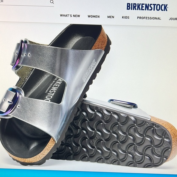 Birkenstock Arizona Big Buckle in metallic silver - Picture 15 of 15